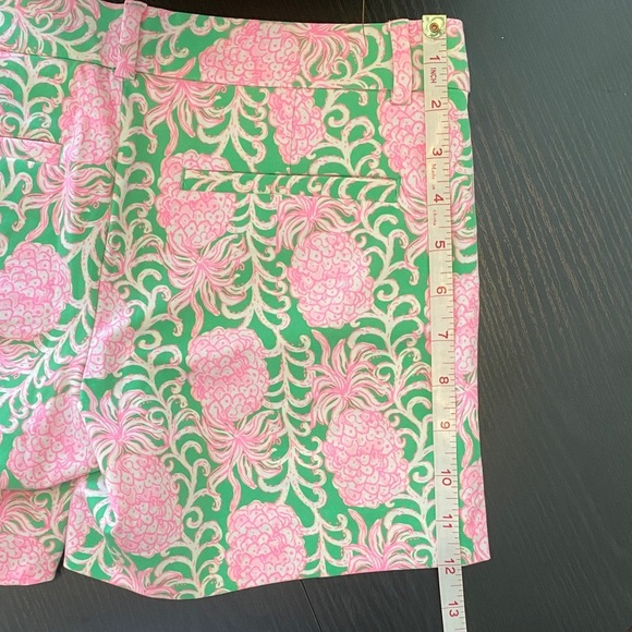 Lilly Pulitzer Pink and Green Floral Shorts - Picture 4 of 5